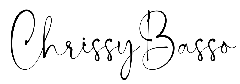 Stylized signature of 'Chrissy Basso' in elegant script font.